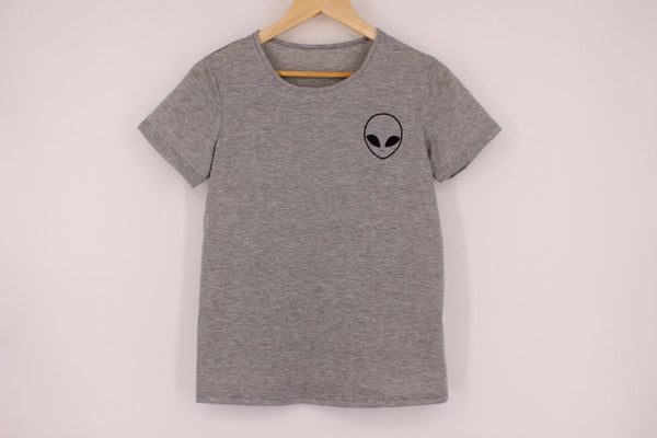 Big Sale on EAST KNITTING New Women T shirt Alien Print