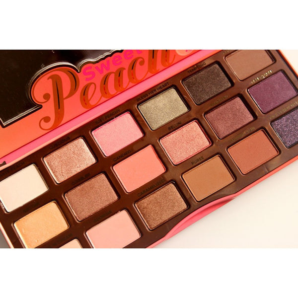 Hot sell 18 colors Sweet Peach Eyeshadow Palette Cosmetic new for faced Makeup Eye Shadow 1PCS