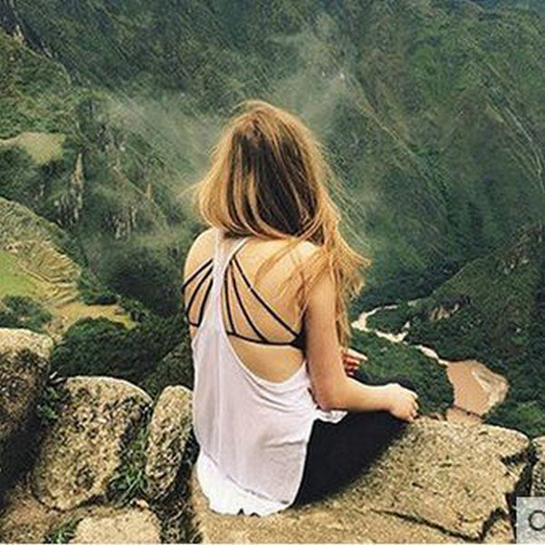 Big Sale on Sexy Hot Lingerie Girl Women Summer Cool Beach Tank Vest Back Hollow Out Bralette Corset Soft Casual Top Strapless Black White