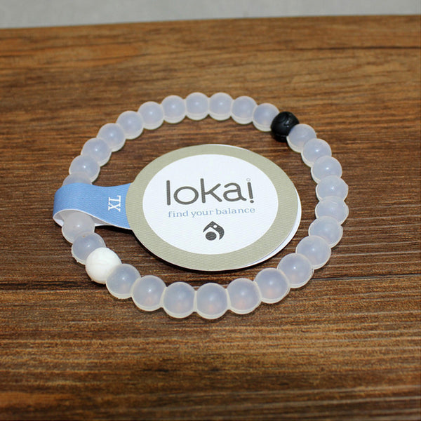 Lokai Bracelet  On Big Sale (Transparent White)