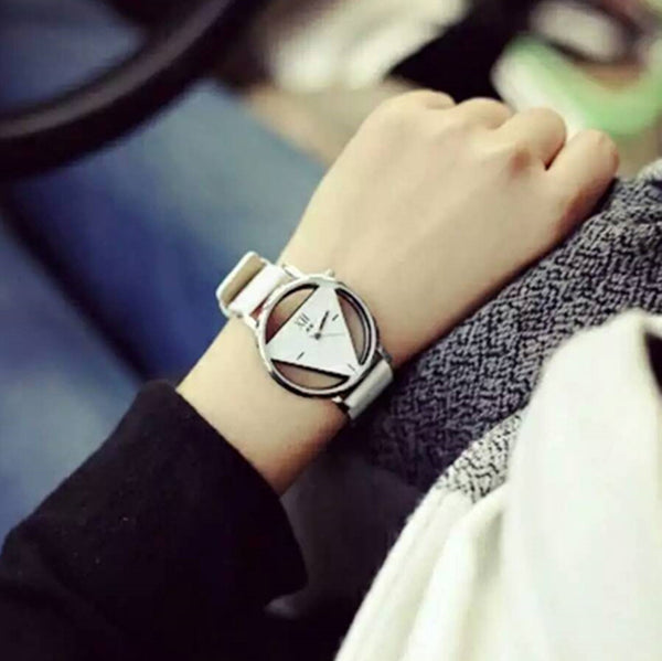 BIG SALE On Women Dress Hollow Watches Vintage Leather Fashion