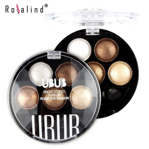 Brand UBUB Professional Eyes Makeup Pigment Eyeshadow 5 Colors EyeShadow Palette