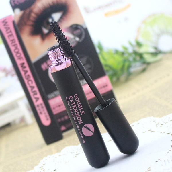 Brand DOUBLE EXTENSION Makeup Fiber Lashes Waterproof Mascara