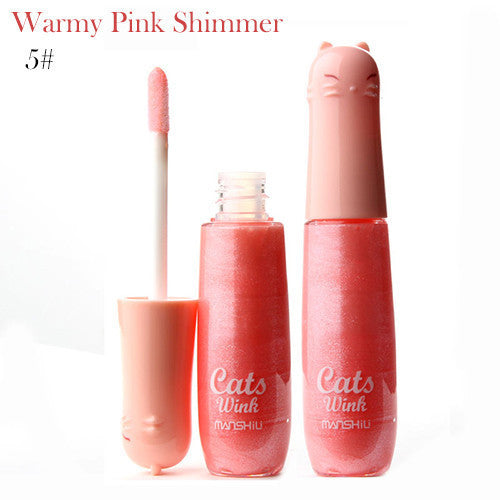 CATS WINK MANSHILI Wheaten Nude Moisture Care Vitamin E Nourish LipGloss in 12 Gorgeous Color