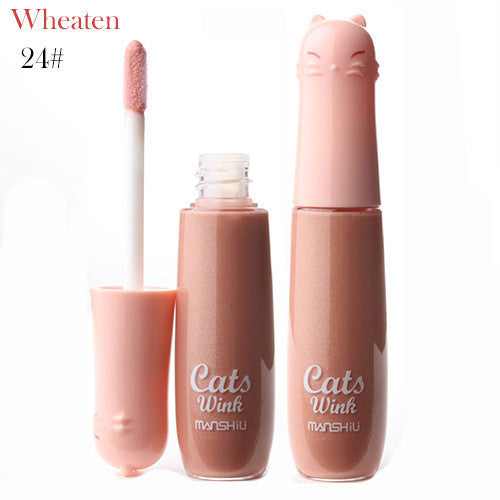 CATS WINK MANSHILI Wheaten Nude Moisture Care Vitamin E Nourish LipGloss in 12 Gorgeous Color