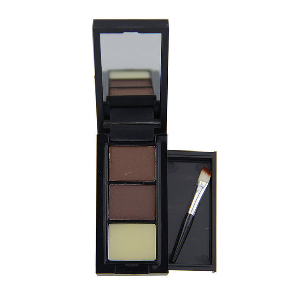 Hot Sale on Professional Eye Shadow Eyebrow Powder + Eyebrow Wax Palette + Brush