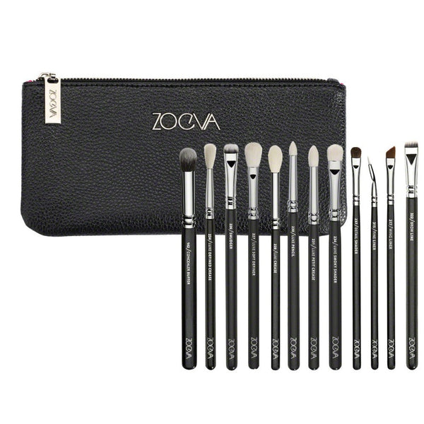 ZOEVA 12 PCS MAKE UP FACE AND EYES BRUSHES COMPLETE EYE SET