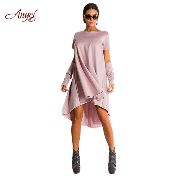 New Spring and Autumn Brand Midi Angel KYLIE JENNER Women Dress