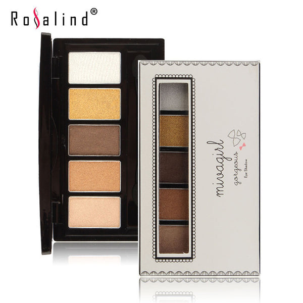 Brand Miva Girl 5 Colors Mineral Matte Shimmer Brand Eyeshadow Palette Eye Shadow Shadows Eye Makeup Palette