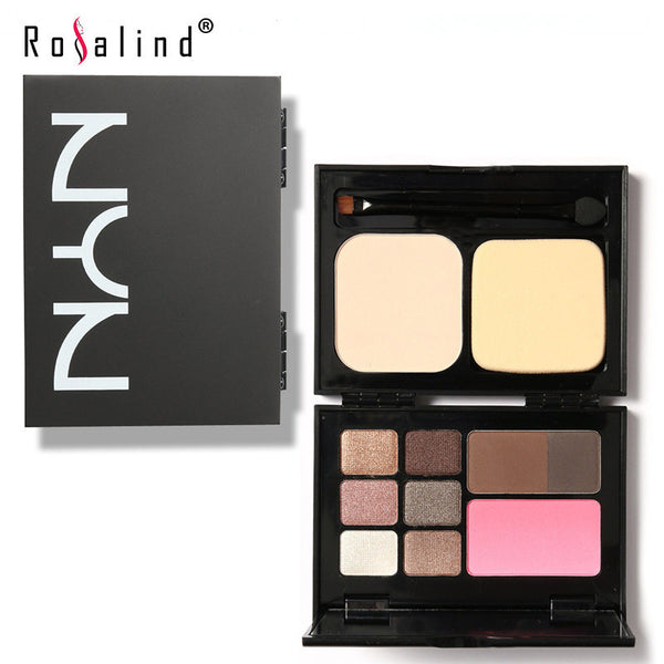 Brand NYN Professional Makeup Palette Blush Eyeshadow Eyebrow Face Powder