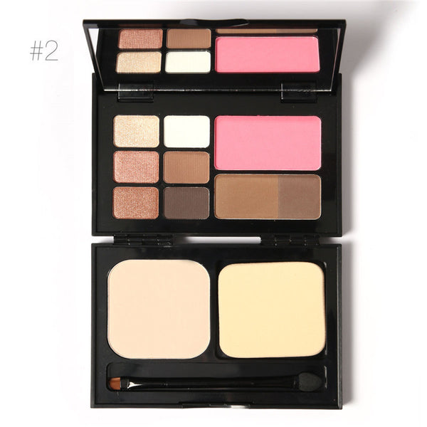 Brand NYN Professional Makeup Palette Blush Eyeshadow Eyebrow Face Powder