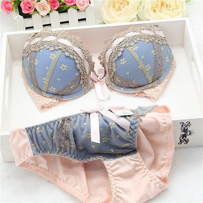 Sexy lingerie Bra Sets, three-row Lace Embroidery underwear,sexy young girl bra set,france brand bra set