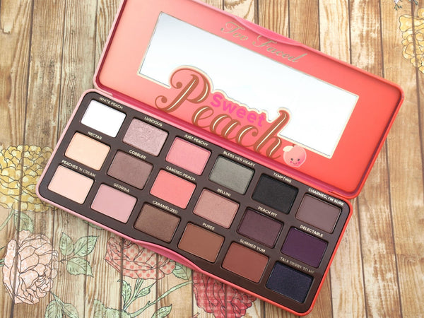 Hot sell 18 colors Sweet Peach Eyeshadow Palette Cosmetic new for faced Makeup Eye Shadow 1PCS